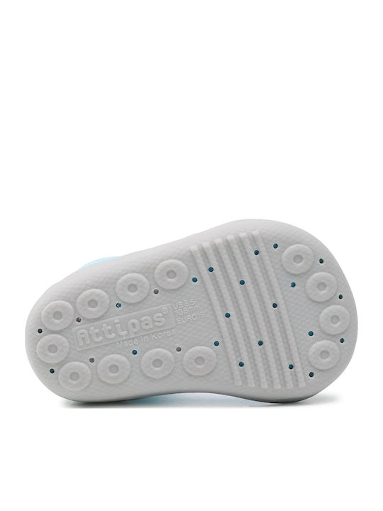 Attipas Kids' Long Slipper Socks Light Blue
