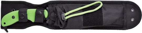 Ka-Bar Zombie Killer Famine Tanto Machete Green in Sheath