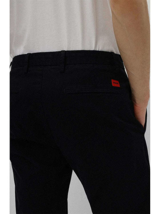David222d Trousers Chino Elastic in Slim Fit Black