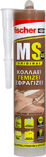 fischer Sealant Silicone Beige 290ml
