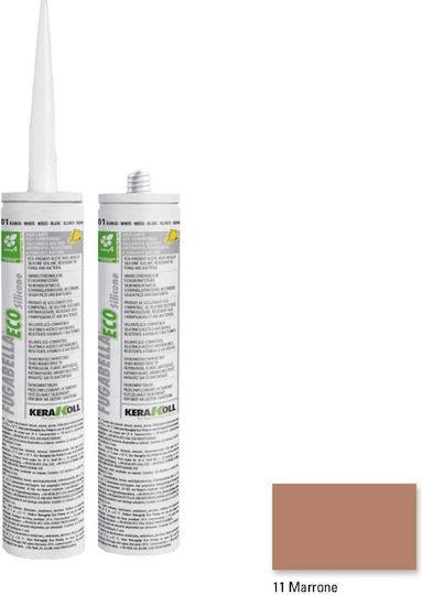 Kerakoll Fugabella Eco Sealant Silicone 11 Marrone 310ml 50156