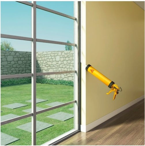 Sika Sikasil C Acrilyc Chemical Sealant Anti-Mildew for Wood 300ml