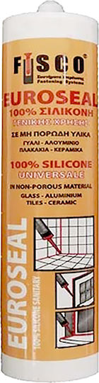 Fisco Euroseal Silikon-Dichtungsmittel Schimmelresistent Gray 280ml 1Stück