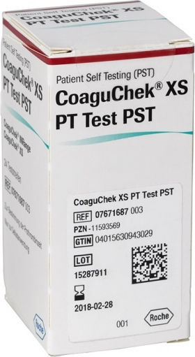 Roche Set of 24 Prothrombin Time INR Test Strips Medical Consumables 24pcs