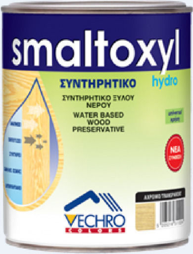 Vechro Smaltoxyl Hydro Συντηρητικό Ξύλου Νερού Άχρωμο Ματ 2.5lt