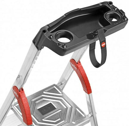 Hailo XXL Ladder Aluminum with 4+1 Steps