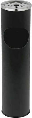 Metallic Waste Bin 8lt Black