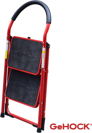 GeHock GeHock Stehleitern Eisen 2 Stufen 44cm