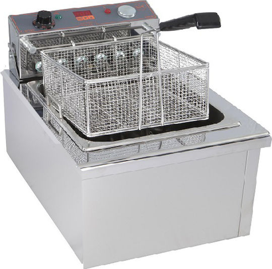 M&M equipment Elektrische Fritteuse 6.3kW Kapazität 13Es 39x59x41cm