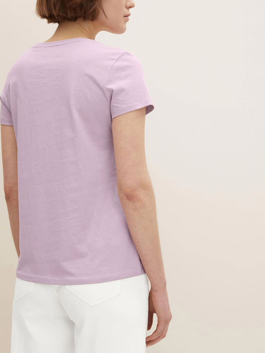 Tom Tailor Γυναικείο T-shirt Light Purple