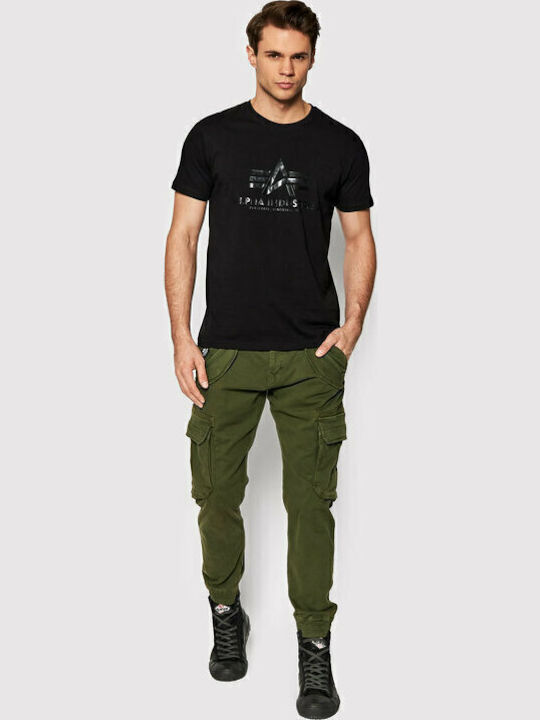 Vinyl Logo T-shirt Μαύρο