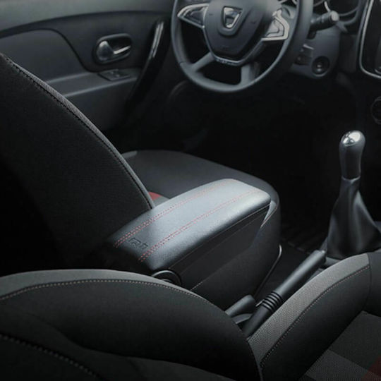 Rati Armster Τεμπέλης Αυτοκινήτου Συμβατός με Dacia Duster 2018 σε Μαύρο Χρώμα