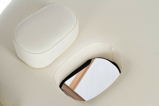Rest Pro VIP 3 Wooden Portable Ecru Massage and Physiotherapy Bed 192x70cm
