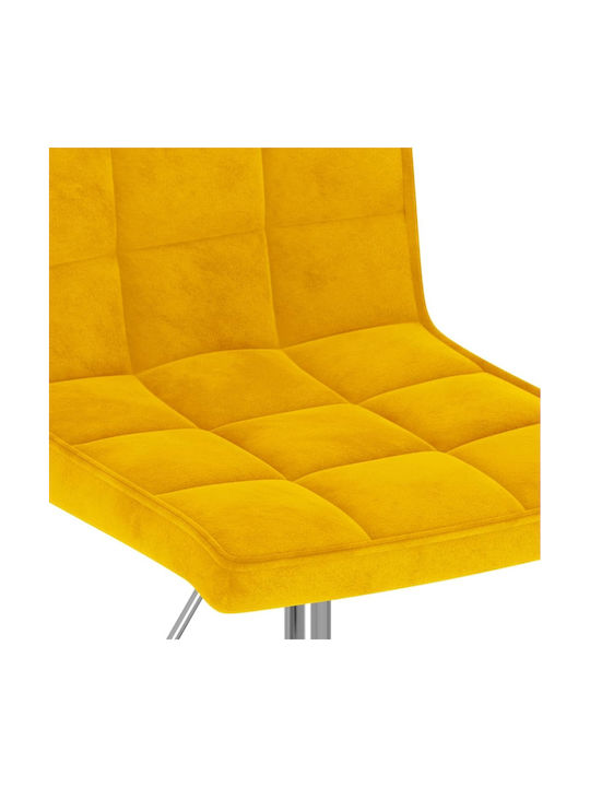Rotativă Scaun Vizitator în Culoare Galben 40x52x102cm 4buc