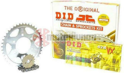 DID Chain & Sprocket Kit 428D for Yamaha Crypton S 115