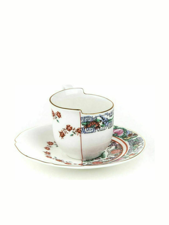 Seletti Τamara Porcelain Coffee Cup Set Multicolour