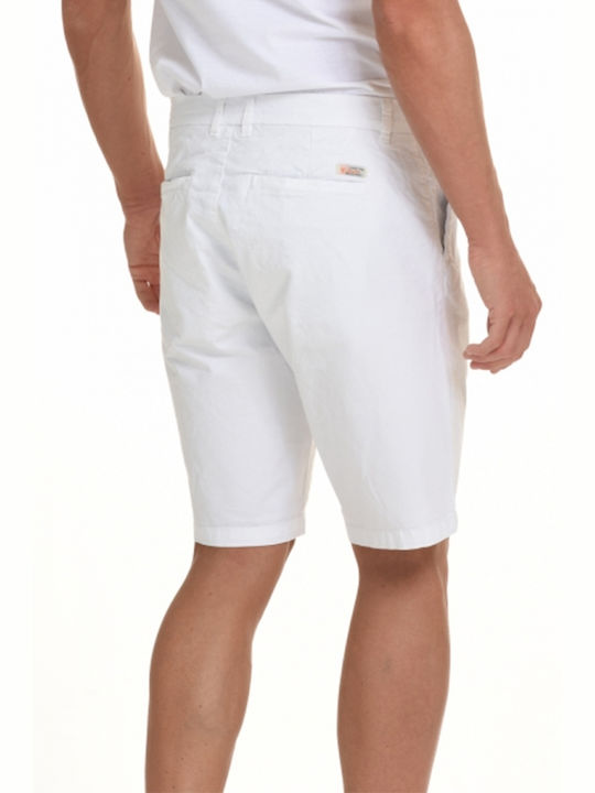 Biston Herrenshorts Chino Weiß