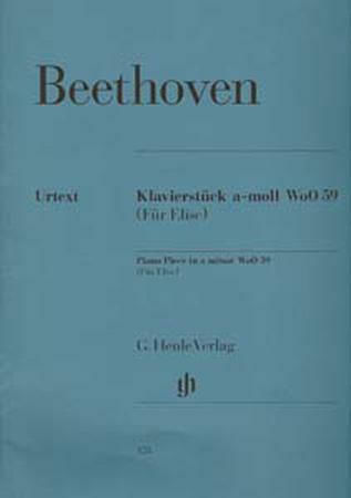 G. Henle Verlag Beethoven WOO59 Amin - For Elise Παρτιτούρα για Πιάνο