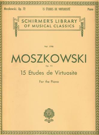 G. Schirmer Moszkowski - 15 Virtuosity Studies, Op.72 für Klavier