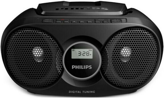 Philips AZ215 Φορητό Ηχοσύστημα με CD / Ραδιόφωνο Μαύρο