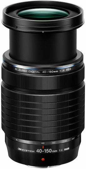 Olympus Crop Φωτογραφικός Φακός M.Zuiko ED 40-150mm f/4 PRO Telephoto για Micro Four Thirds (MFT) Mount Μαύρος