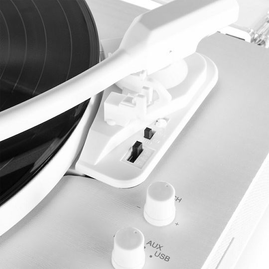 Fenton RP162 102.169 Pick-Up cu Preamp și Difuzoare încorporate Alb