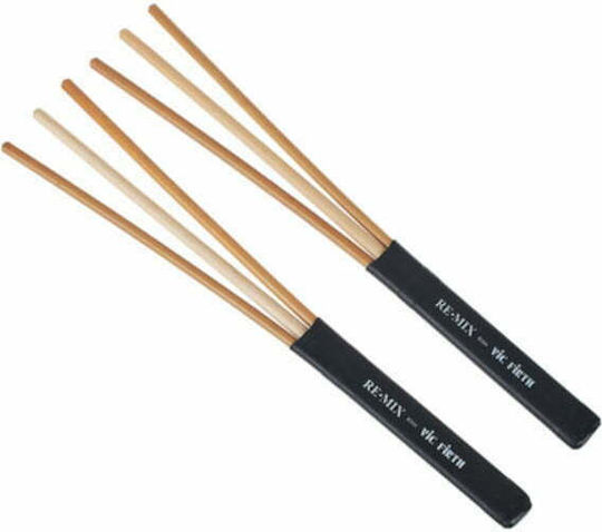 Vic Firth Hot Rods Remix Brushes Rattan/Birch