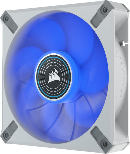 Corsair Ventilator Pentru Carcasă Premium ML120 LED Elite (2000rpm / 58.10cfm) cu Iluminare Roșie și Conexiune 4-Pin PWM Alb