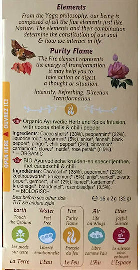 Shoti Maa Elements Purity Flame Herbs Blend Organic Product 16 Bags 32gr