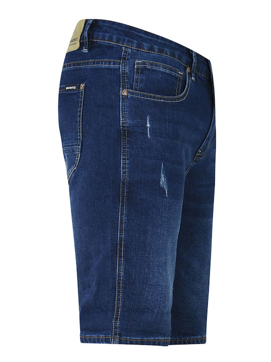 221.BM45.198 Men's Denim Shorts Dark Blue