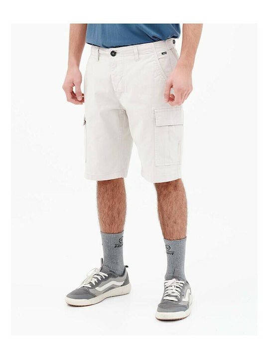 221.BM47.97 Men's Cargo Shorts Ecru