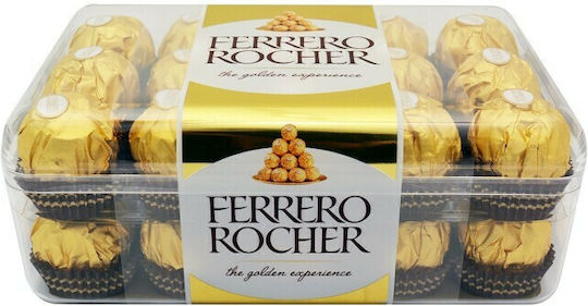 Ferrero Rocher Rocher Chocolate Treats Milk Hazelnut 375gr 30pcs