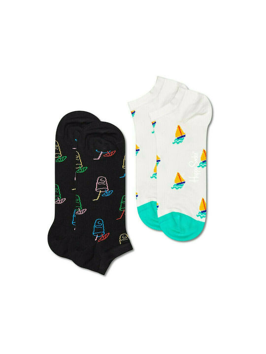 Happy Socks Lemonade Unisex Κάλτσες με Σχέδια Πολύχρωμες 2Pack