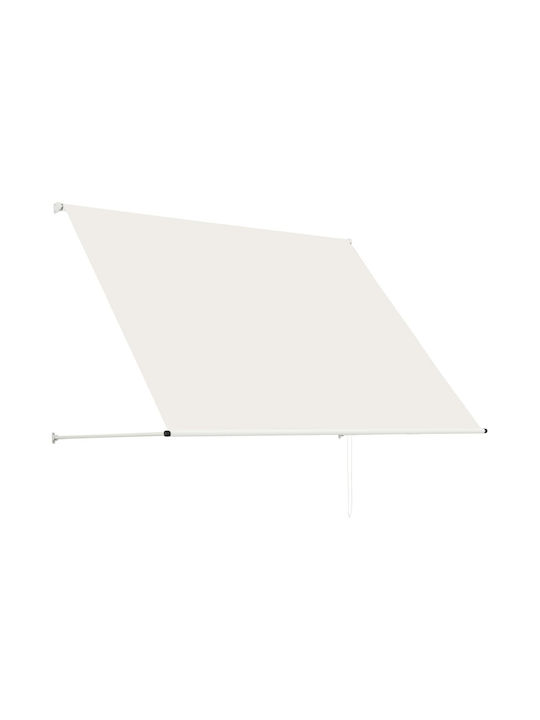 vidaXL Τέντα Βεράντας Κρεμ 2x1.5m