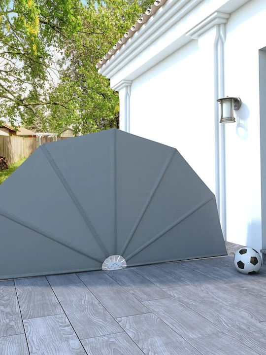 vidaXL Terrace Sideway Sunshade Roller Gray 1.6x1.6cm