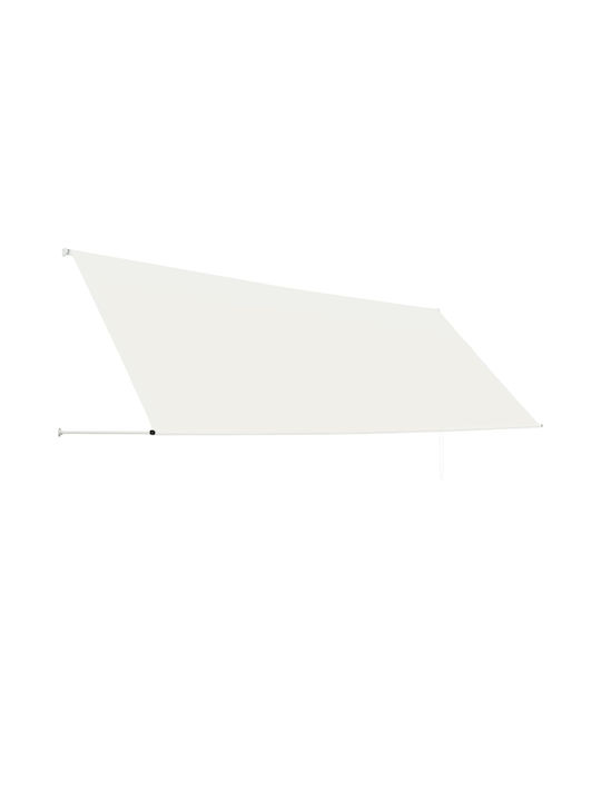 vidaXL Terrace Wall Tent Cream 4x1.5cm