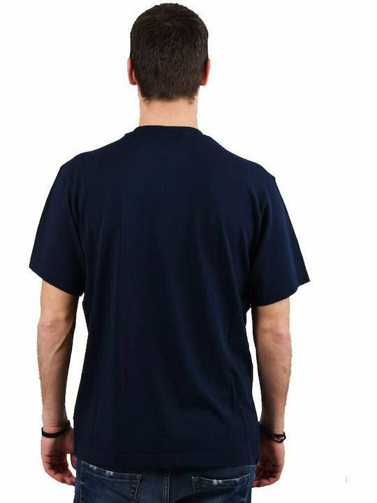 Franklin & Marshall Herren T-Shirt Kurzarm Marineblau