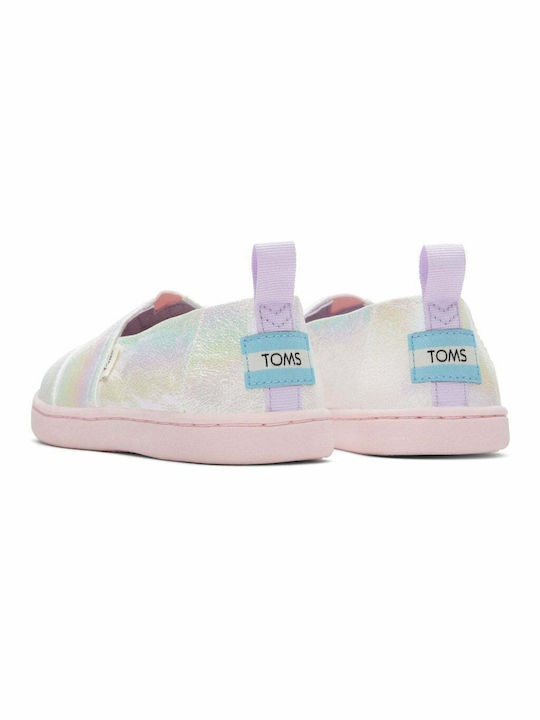 Toms Παιδικές Εσπαντρίγιες Slip-On Λευκές