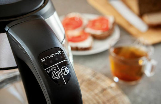 Eldom Fierbător 1.7lt 2200W Argintiu