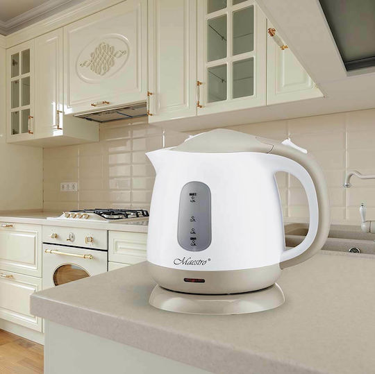 Maestro Kettle 1lt 1100W Beige