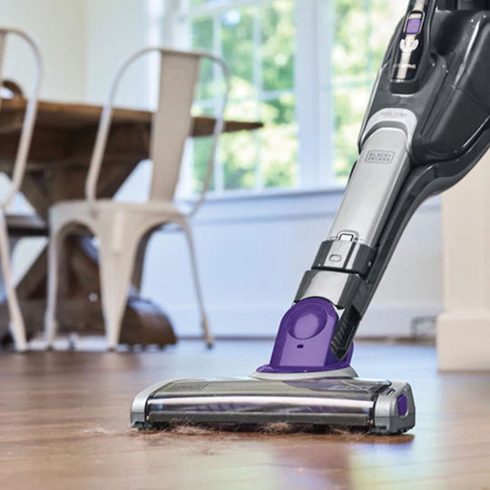 Black & Decker SVJ520BFSP Wiederaufladbar 2-in-1 Staubsauger Stick & Handgerät 18V Lila