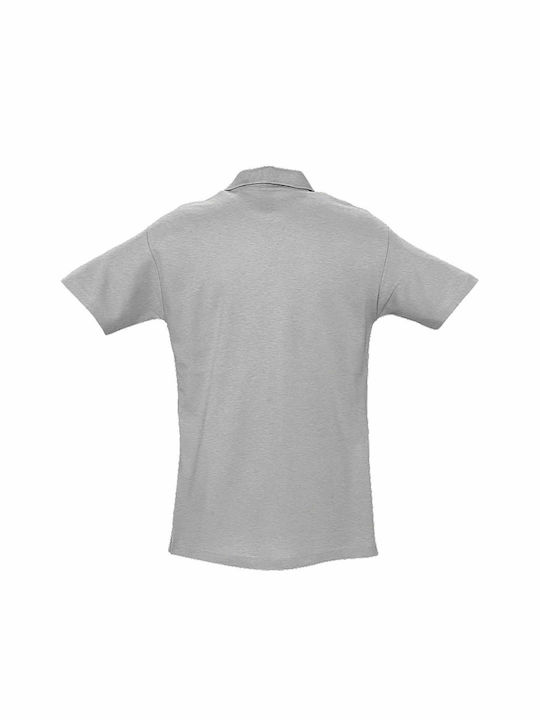 Sol's Spring II Men's Short Sleeve Promotional Blouse Grey Melange 11362-350