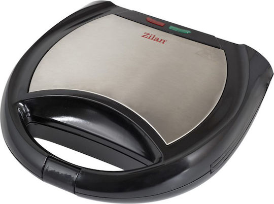Zilan Sandwich Maker for for 2 Sandwiches Sandwiches 750W Black