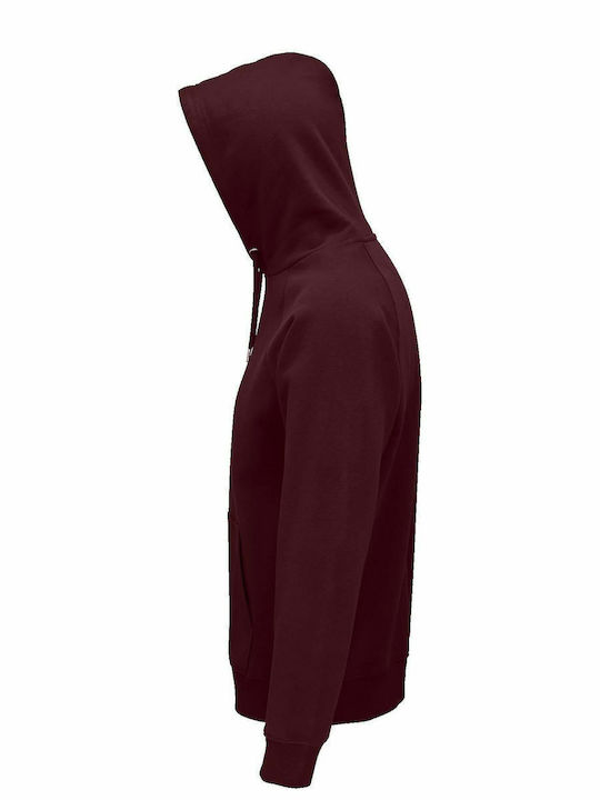 Sol's Stellar Unisex Long Sleeve Promotional Sweatshirt Burgundy
