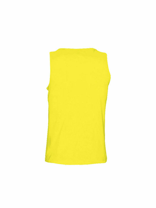 Sol's Justin Men's Sleeveless Promotional Blouse Yellow