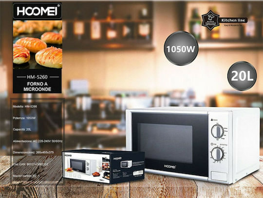 Hoomei Microwave Oven 20lt Inox