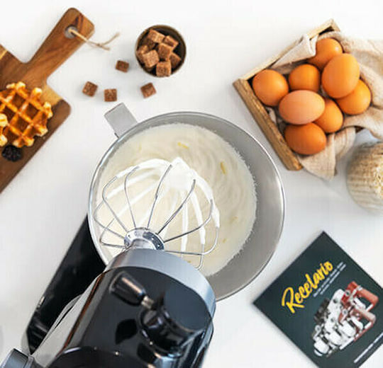 Cecotec Twist & Fusion 4000 Luxury Black Stand Mixer 800W with Stainless Mixing Bowl 5.2lt