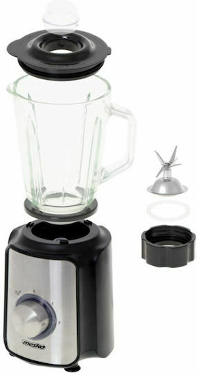Mesko MS 4080 Mixer mit Glas Kanäta 1,5 l 1200W Schwarzes