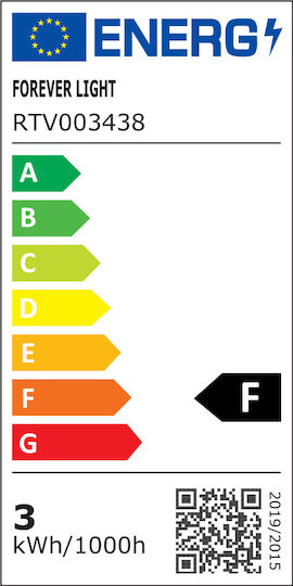 Forever Light Λάμπα LED 3W για Ντουί GU10 Φυσικό Λευκό 245lm