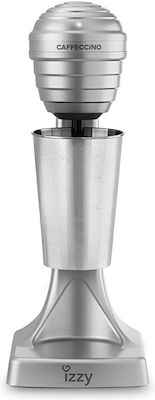 Izzy Caffeccino Φραπεδιέρα Επιτραπέζια 120W με 2 Ταχύτητες Inox